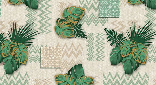 TOVAGLIATO IN PVC FANTASTIK NATURA 1164-2  Rotolo cm.140 (H) x 20 mt (L)