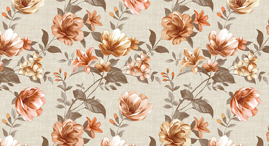 TOVAGLIATO IN PVC FANTASTIK FIORI 1186-3 Rotolo cm.140 (H) x 20 mt (L)