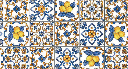 TOVAGLIATO IN PVC FANTASTIK SORRENTO C131-1  Rotolo cm.140 (H) x 20 mt (L)