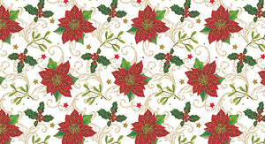 TOVAGLIATO IN PVC FANTASTIK LINEA NATALIZIA 847-3  Rotolo cm.140 (H) x 20 mt (L)