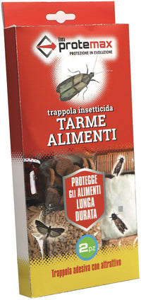 TRAPPOLA ADESIVA PER TARME ALIMENTI 2 pz. 12.00 confezioni