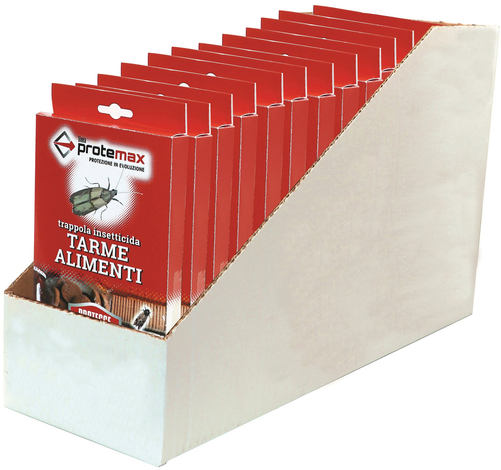 TRAPPOLA ADESIVA PER TARME ALIMENTI 2 pz. 12.00 confezioni