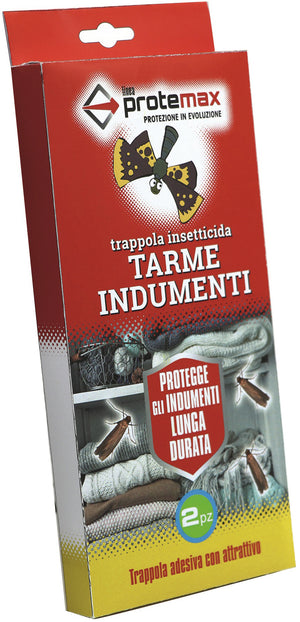 TRAPPOLA ADESIVA PER TARME INDUMENTI 2 pz. 12.00 confezioni