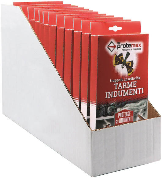 TRAPPOLA ADESIVA PER TARME INDUMENTI 2 pz. 12.00 confezioni