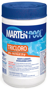TRICLORO IN PASTIGLIE 20 GR.  kg. 1 12.00 pz