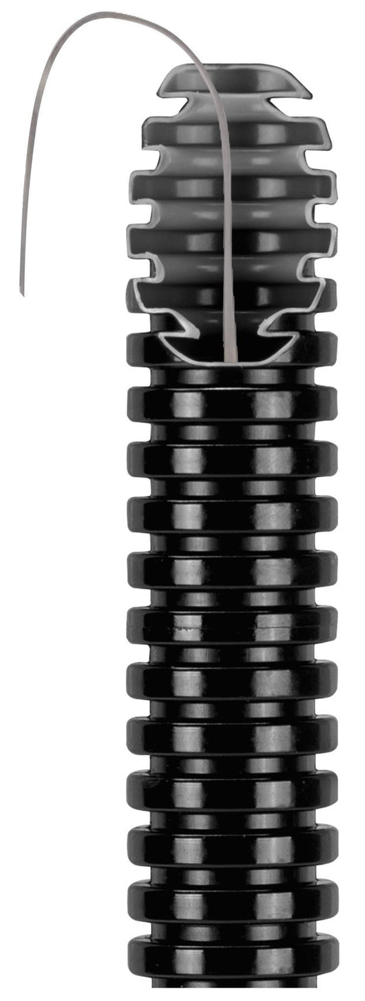 TUBO CORRUGATO NERO CON TIRAFILO Ø mm. 32  MT. 25