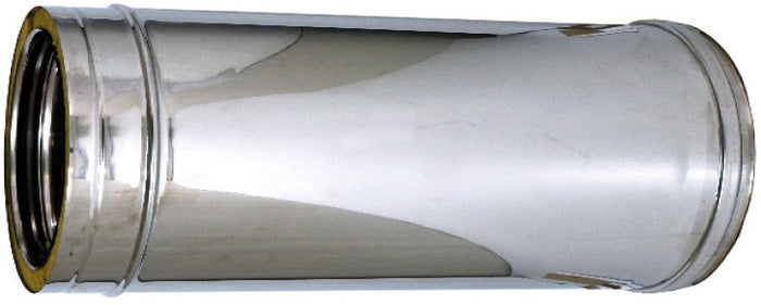 TUBO DOPPIA PARETE PER STUFA Ø interno/esterno cm. 8/13 H cm.100