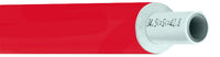 TUBO MULTISTRATO spessore alluminio mm. 0,20 mis. 16x2,0 colore rosso 50.00 metri
