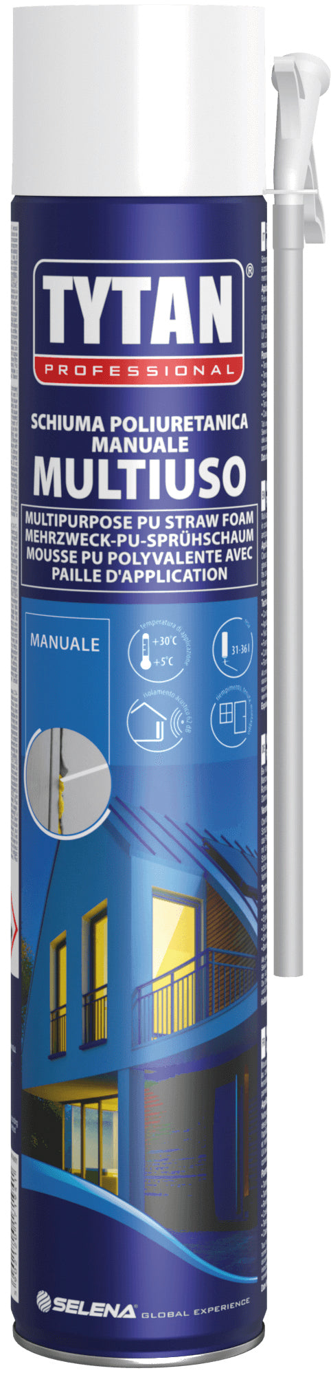 Tytan SCHIUMA POLIURETANICA UNIVERSALE MULTIUSO MANUALE ml. 750 12.00 pz