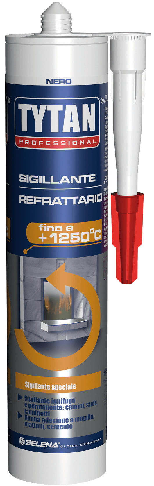 Tytan SIGILLANTE REFRATTARIO  ml. 300 - Nero