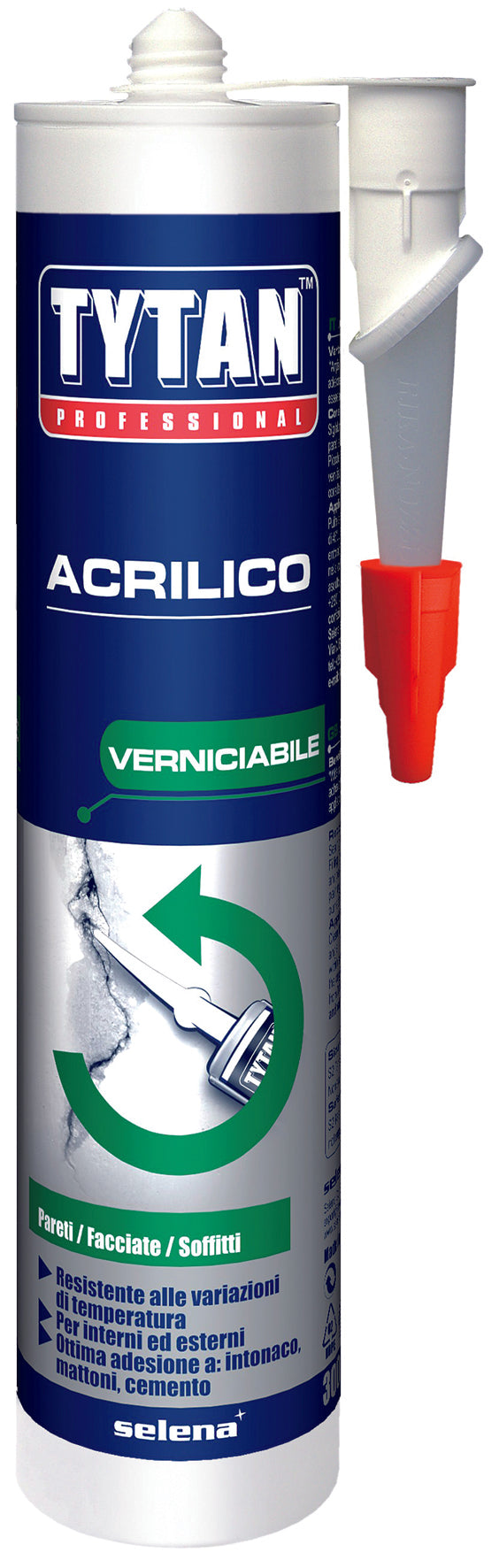 Tytan SILICONE ACRILICO  ml. 300 - Grigio 24.00 pz