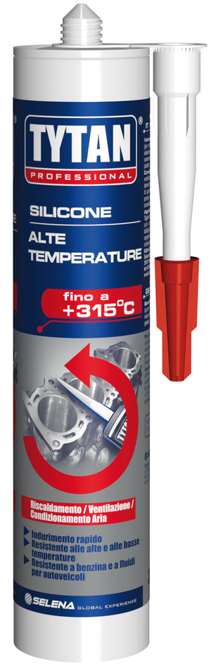 Tytan SILICONE ALTA TEMPERATURA  ml. 300 - Rosso