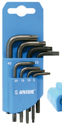 Unior SERIE CHIAVI TORX CON FORO 8 PZ. Art. 220 TX