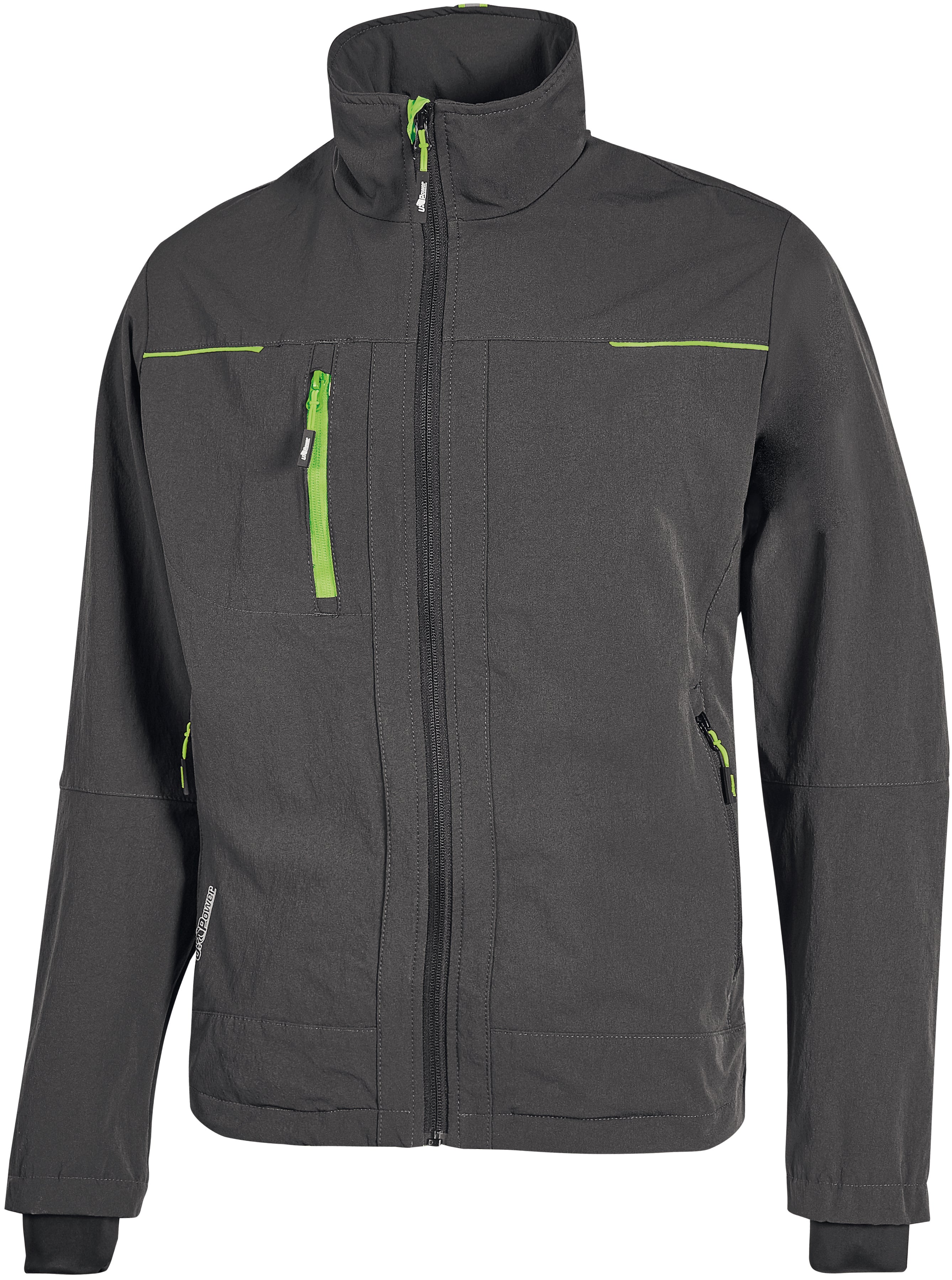 U-Power GIACCA PLUTON Col. Grigio/Verde Mis. L