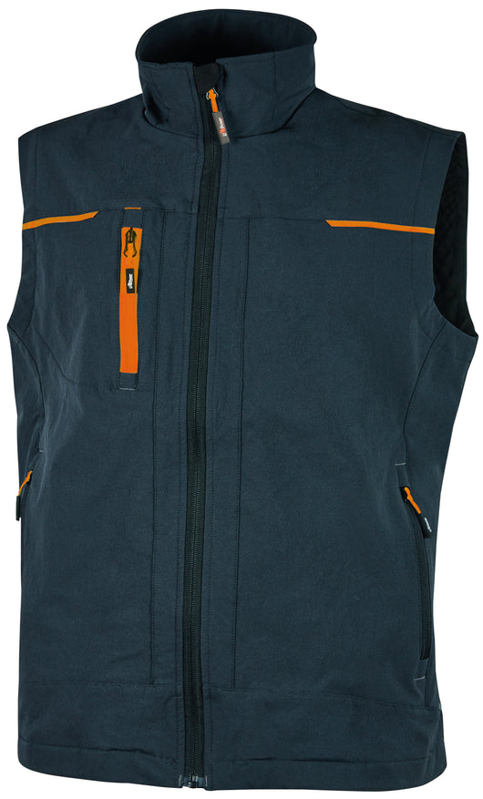 U-Power GILET SATURN Col. Blu/Arancio  Mis. M