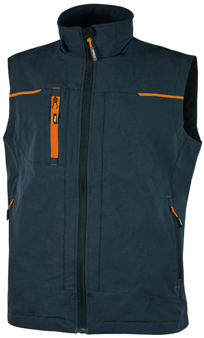 U-Power GILET SATURN Col. Blu/Arancio  Mis. M