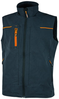 U-Power GILET SATURN Col. Blu/Arancio Mis. XXL