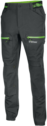 U-Power PANTALONE HORIZON Col. Grigio/Verde Mis. XXL