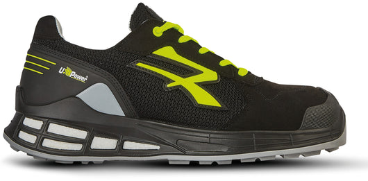 U-Power SCARPE ANTINFORTUNISTICA BASSE S1P SRC ESD REDPREMIUM ELVIS Col. Nero Mis. 44