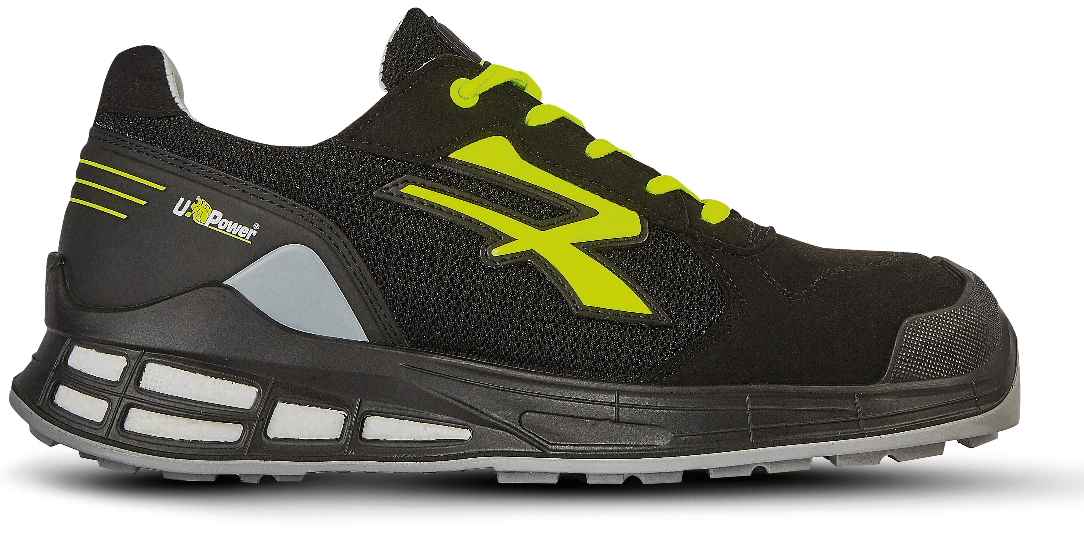 U-Power SCARPE ANTINFORTUNISTICA BASSE S1P SRC ESD REDPREMIUM ELVIS Col. Nero Mis. 45