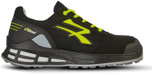U-Power SCARPE ANTINFORTUNISTICA BASSE S1P SRC ESD REDPREMIUM ELVIS Col. Nero Mis. 46