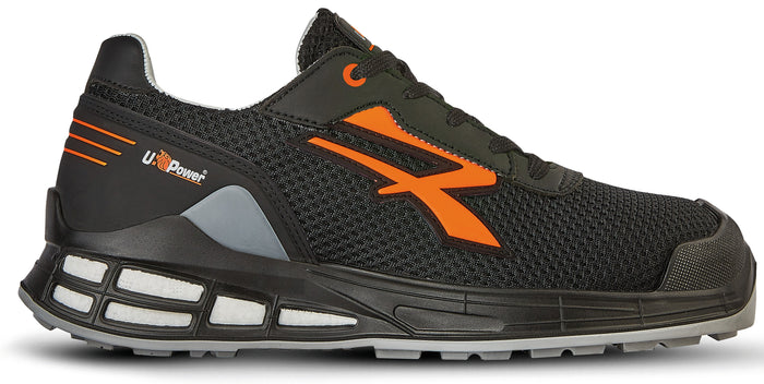 U-Power SCARPE ANTINFORTUNISTICA BASSE S1P SRC ESD REDPREMIUM IRVIN Col. Nero Mis. 42