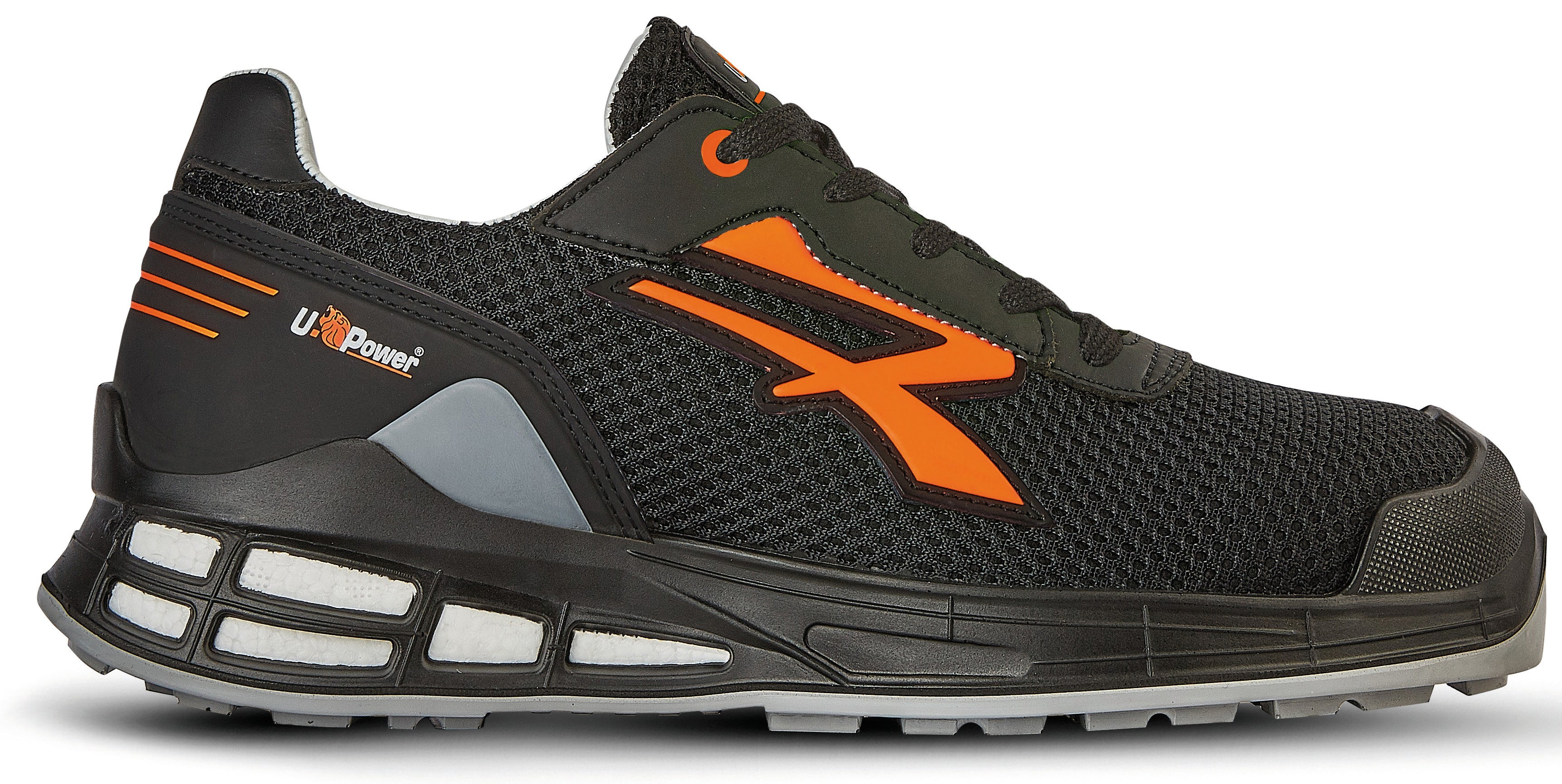 U-Power SCARPE ANTINFORTUNISTICA BASSE S1P SRC ESD REDPREMIUM IRVIN Col. Nero Mis. 44