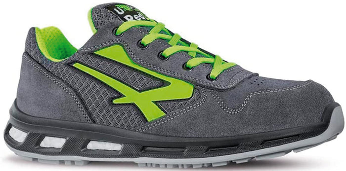 U-Power SCARPE ANTINFORTUNISTICA BASSE S1P SRC REDLION POINT Col. Grigio Mis. 45