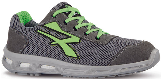 U-Power SCARPE ANTINFORTUNISTICA BASSE S1P SRC REDLION SUMMER Col. Grigio Mis. 39