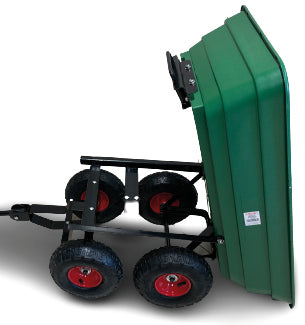 Utilia CARRELLO RIBALTABILE DA GIARDINO lt. 75 portata max kg. 250