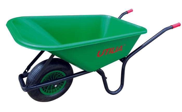 Utilia CARRIOLA CON VASCA IN PLASTICA col. verde lt. 100