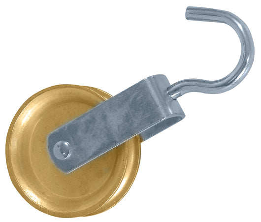 Utilia CARRUCOLA PER STENDIBIANCHERIA IN OTTONE Ø mm. 60 10.00 pz