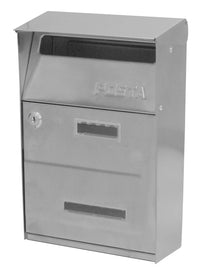 Utilia CASSETTA POSTALE MONACO INOX  mm.210x85x305 h