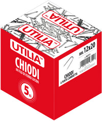 Utilia CHIODO A PUNTA CAMBRETTA mis. 17x34 mm. 5.00 kg