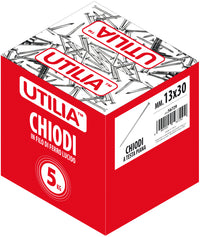 Utilia CHIODO A TESTA PIANA mis. 14x40 mm. 5.00 kg