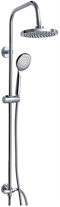 Utilia COLONNA DOCCIA CON DOCCETTA IN ABS E SOFFIONE FISSO Ø cm. 20