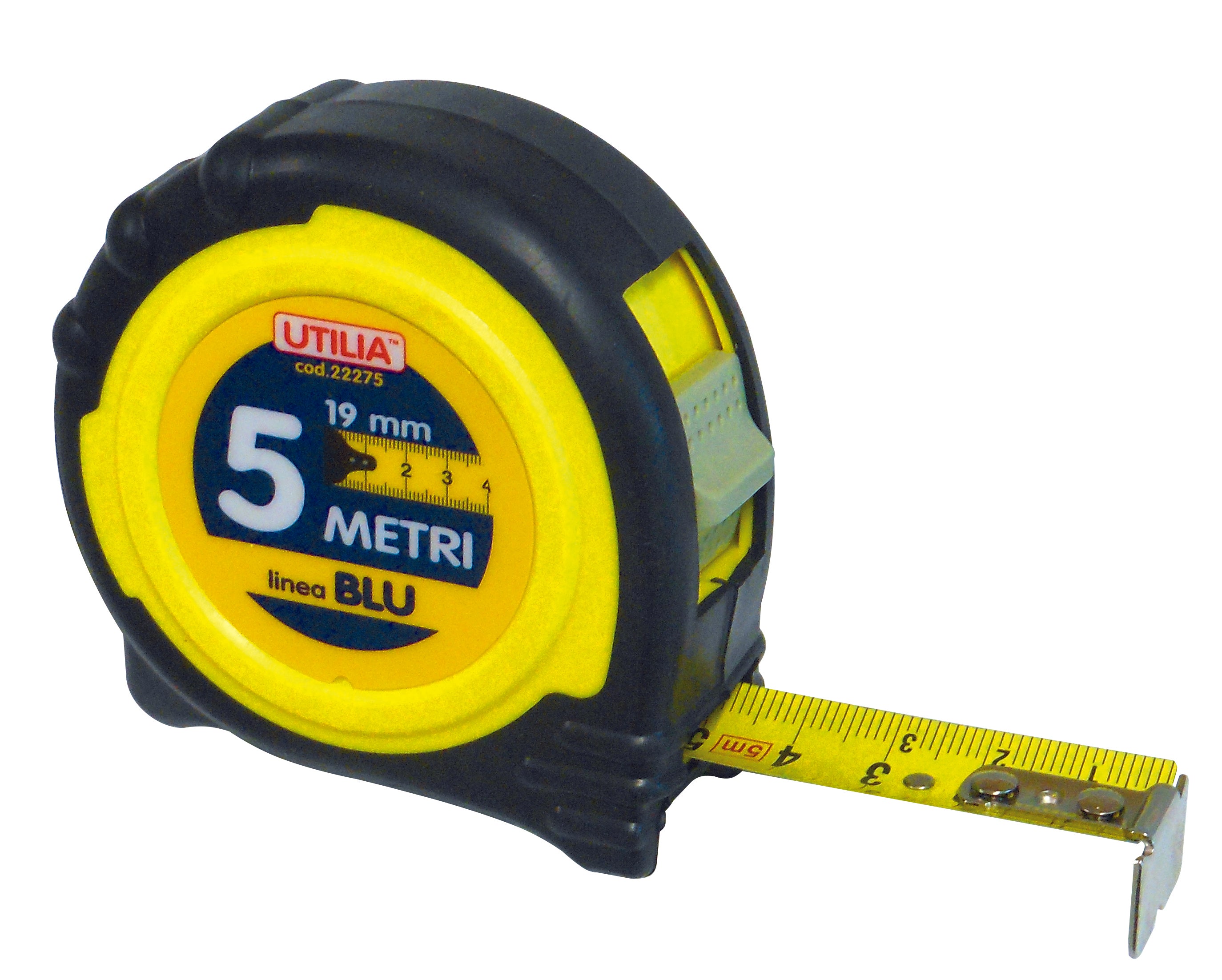 Utilia FLESSOMETRO LINEA BLU  mt. 5x19 mm. 12.00 pz