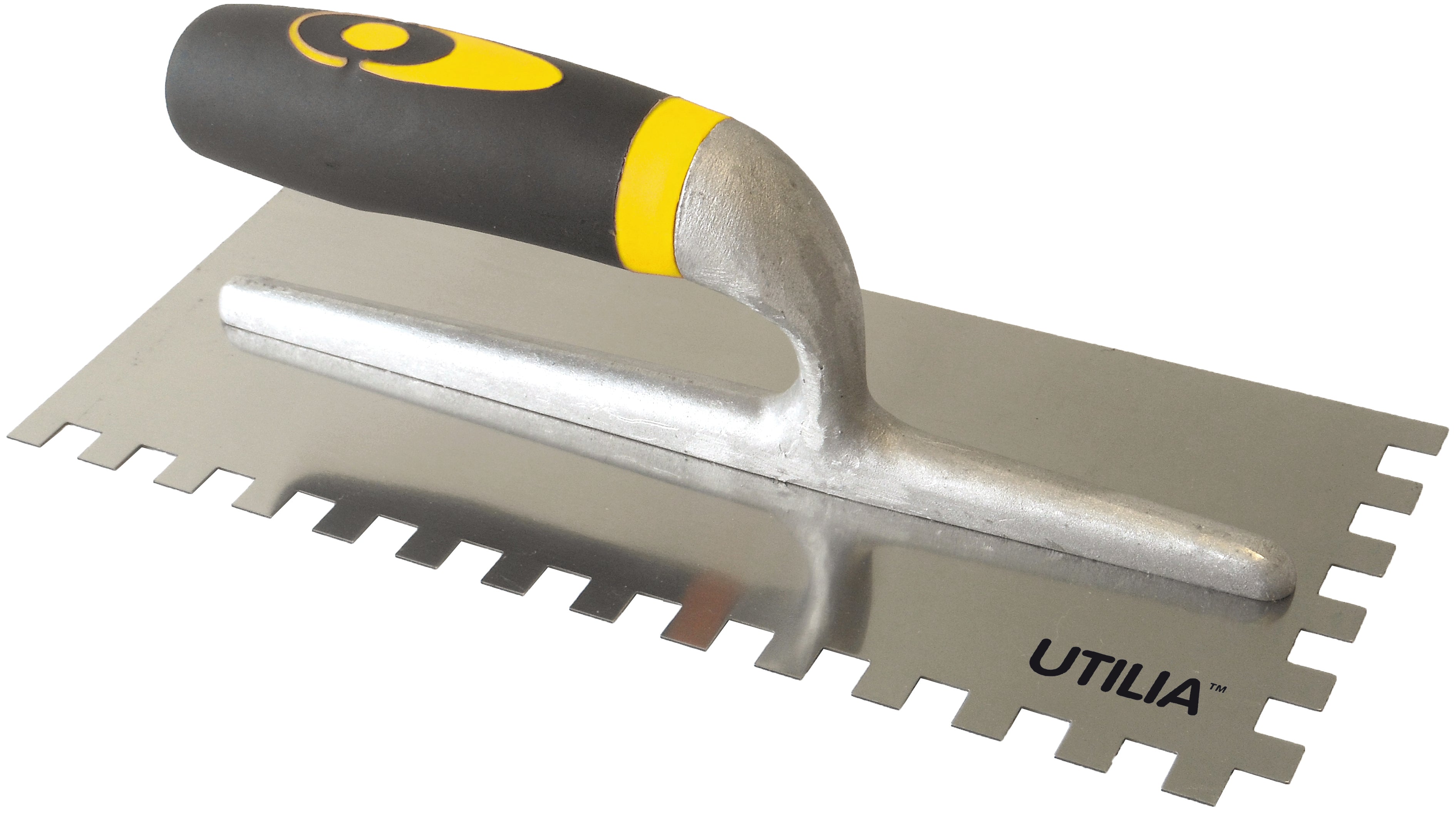 Utilia FRATTAZZO DENTATO A DESTRA MOD. USA cm. 12x28 Dentatura mm.10x10 5.00 pz