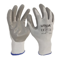 Utilia GUANTI IN NITRILE/NYLON Col. Grigio tg. 7 12.00 paia