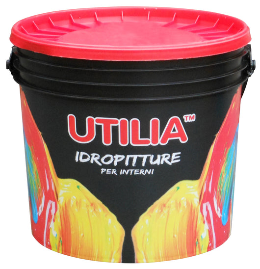 Utilia IDROPITTURA A TEMPERA col. Bianco lt. 4