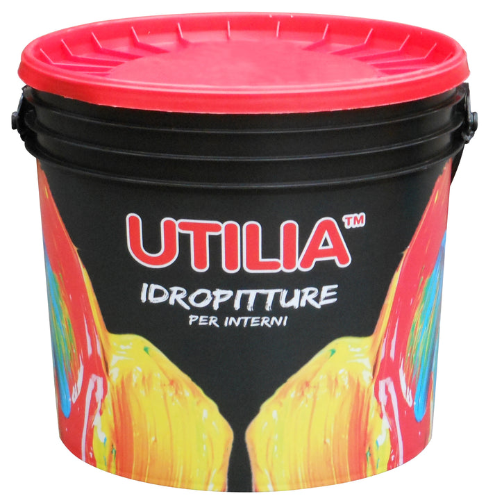 Utilia IDROPITTURA A TEMPERA col. Bianco lt. 4