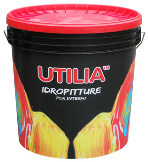 Utilia IDROPITTURA A TEMPERA col. Bianco lt.14