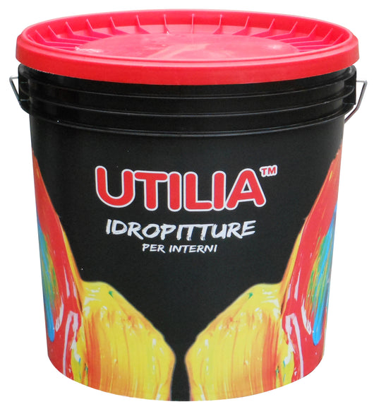 Utilia IDROPITTURA A TEMPERA col. Bianco lt.14