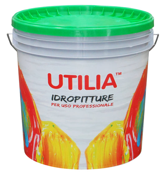 Utilia IDROPITTURA AL QUARZO LISCIO col. Bianco lt.14