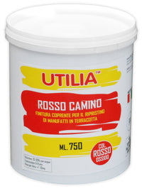 Utilia IDROPITTURA COTTO E MATTONI ROSSO CAMINO ml. 750 6.00 pz