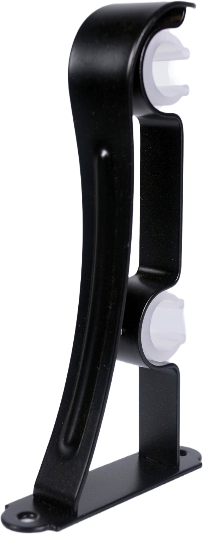 Utilia MENSOLA DOPPIA PER BASTONI Ø mm. 22 col. Nero