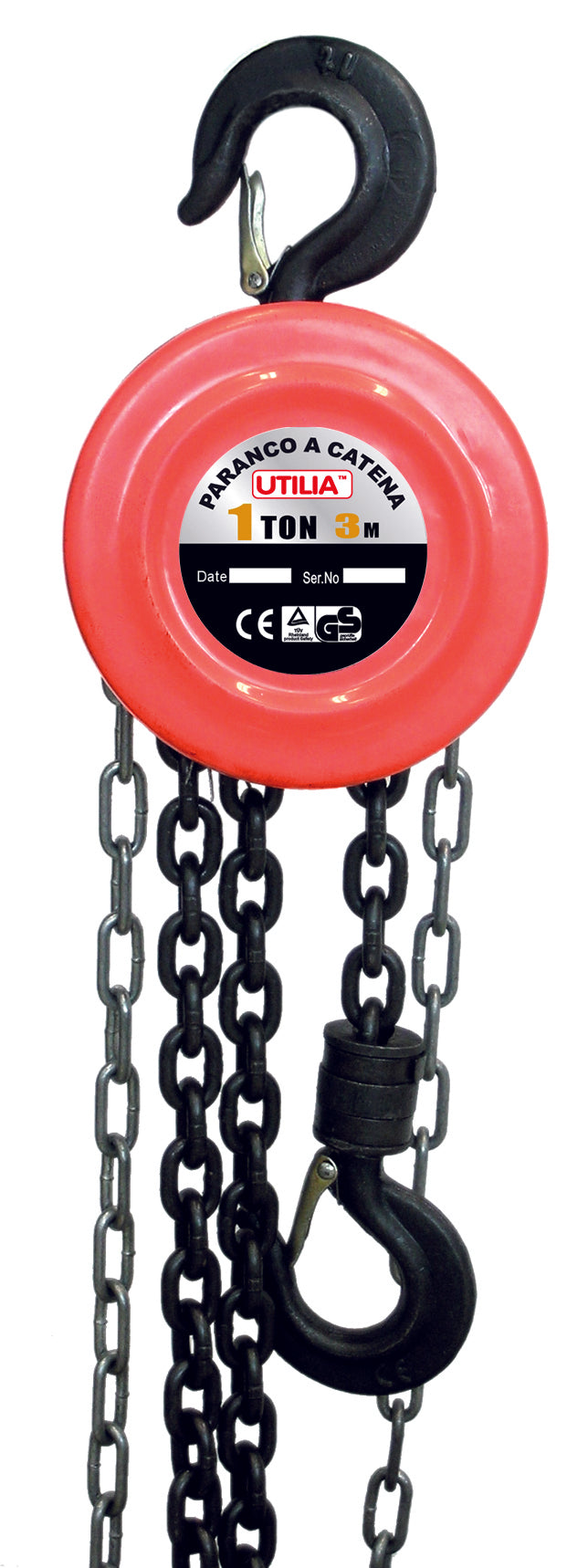 Utilia PARANCO A CATENA Portata 1000 Kg catena mt.3