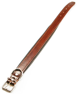 Utilia Pet COLLARE IN CUOIO FODERA IMBOTTITA cm. 44x2,0