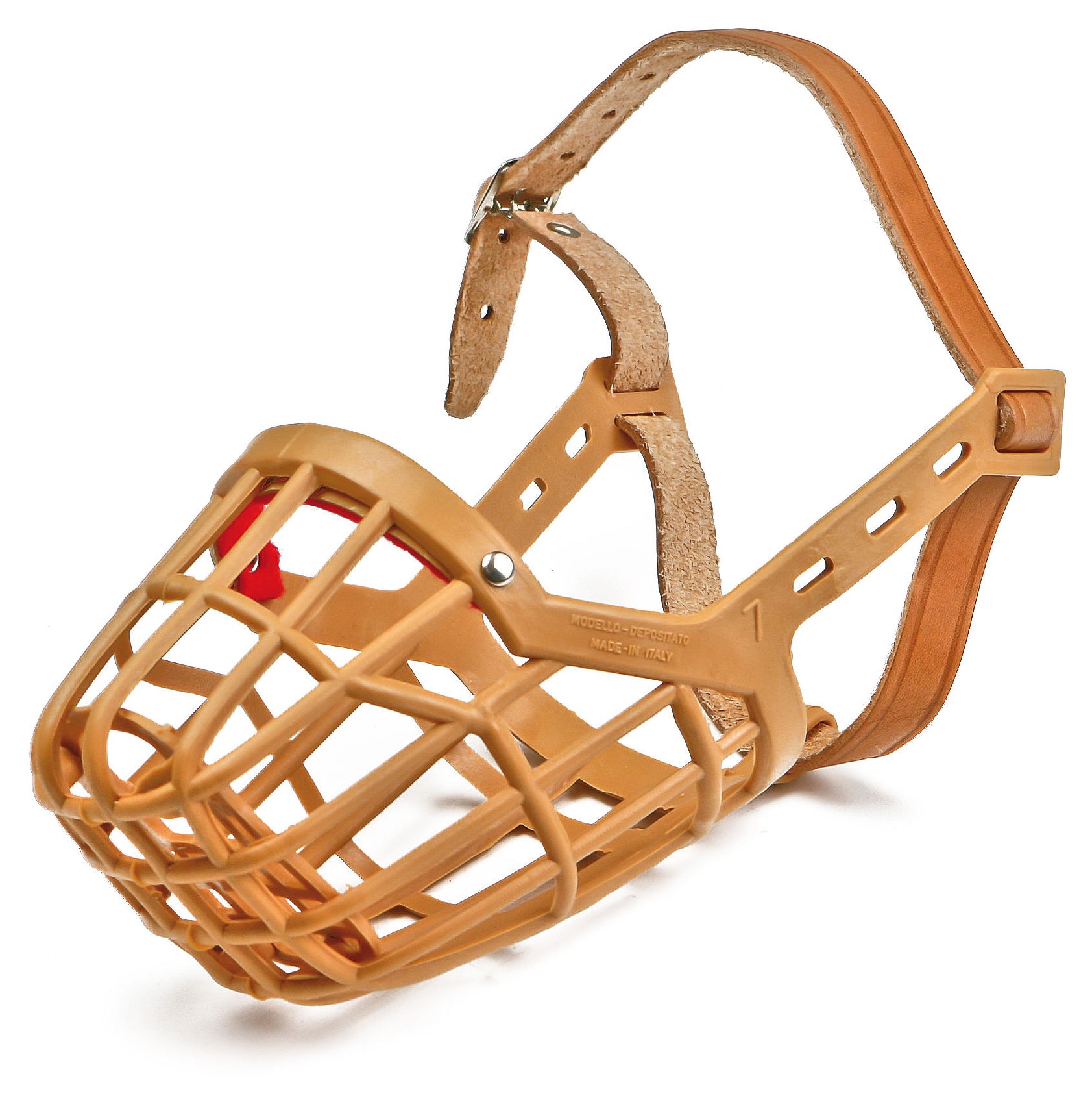 Utilia Pet MUSERUOLA IN PLASTICA CON ATTACCHI IN CUOIO  n° 9 6.00 pz