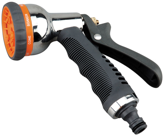 Utilia PISTOLA COMBINATA 8 GETTI IN METALLO CROMATO 12.00 pz